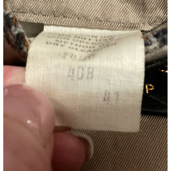 VTG HARRIS TWEED SPORT COAT SZ 40R BROWN 2 BUTTON PARTIALLY LINED MENS - Picture 5 of 7